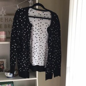 Polka Dot Merona Cardigan